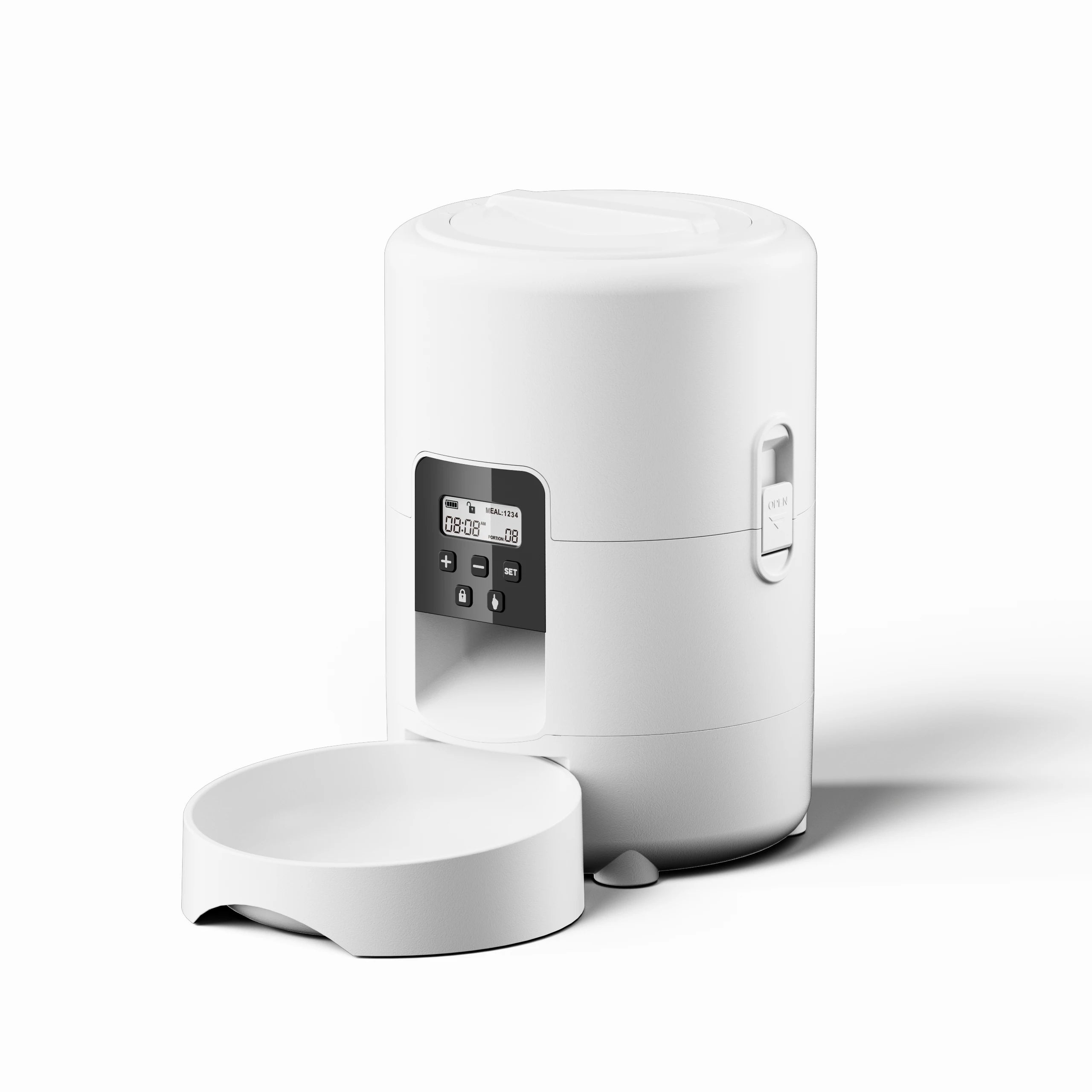 Smart automatisk matare med WiFi-kamera – Timer och videofunktion för katt och hund
