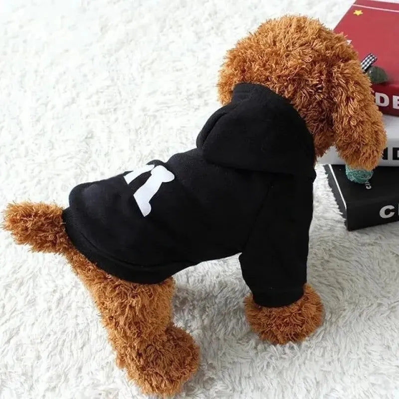 Hundsweater med benmönster