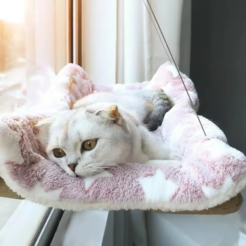 Hängande kattbädd för fönster – Katthammare med starka sugkoppar