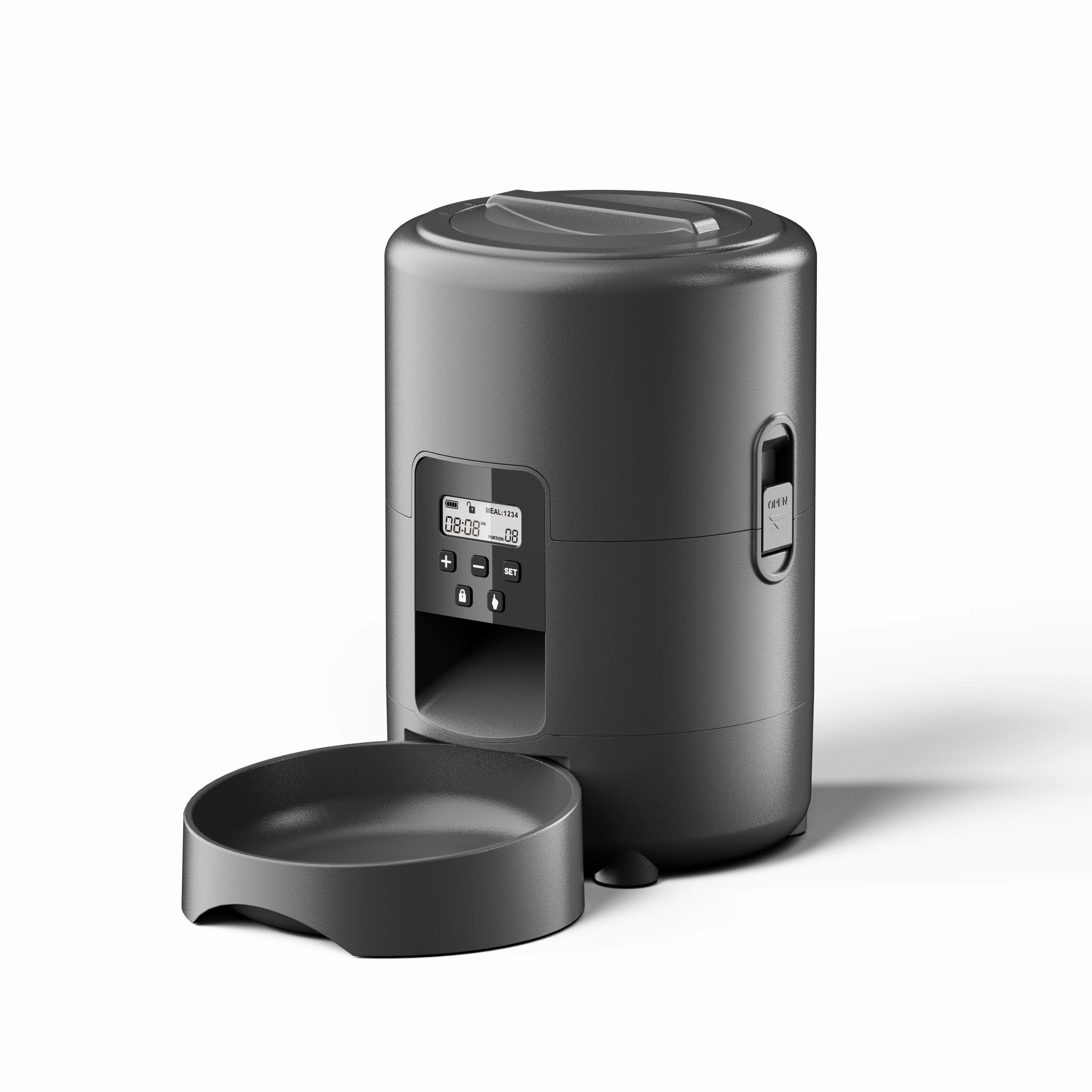 Smart automatisk matare med WiFi-kamera – Timer och videofunktion för katt och hund