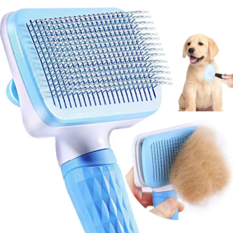 Massagekam för hund och katt