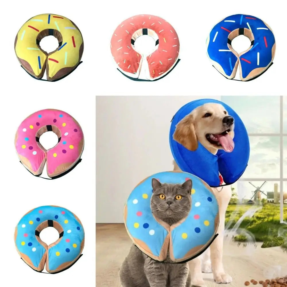 Uppblåsbar skyddskrage för hund och katt – Justerbar i storlek S/M/L/XL