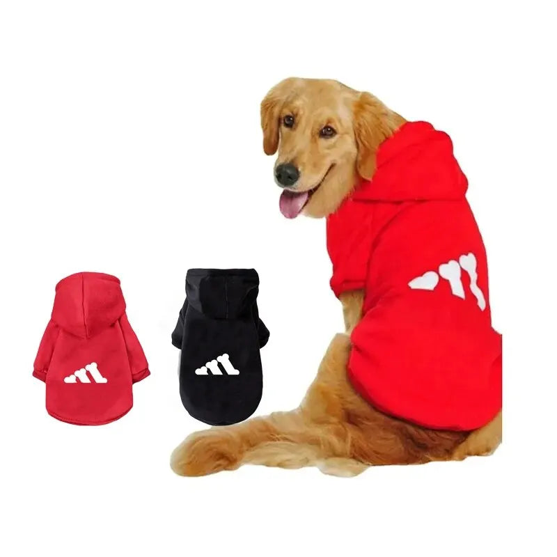 Hundsweater med benmönster