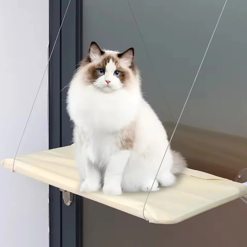 Hängande kattbädd för fönster – Katthammare med starka sugkoppar