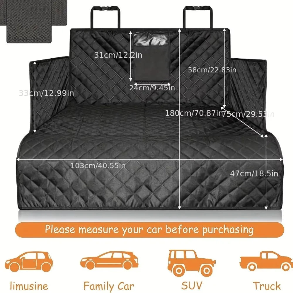 Vattentät bagagelucksmatta för husdjur – Halkfri skyddsmatta för bilens bagageutrymme