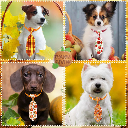 10-pack hundfluggor med lövprint – Söta accessoarer för hund
